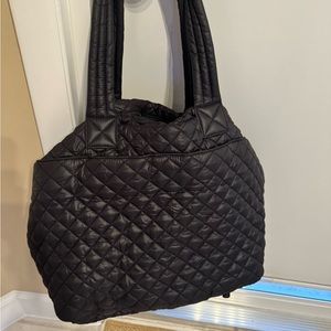 MZ Wallace black travel Jimmy - fits over suitcase